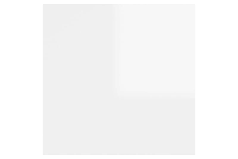 Sängbord vit högglans 30,5x30x30 cm spånskiva - Vit - Möbler - Bord & matgrupper - Avlastningsbord - Sängbord & nattduksbord