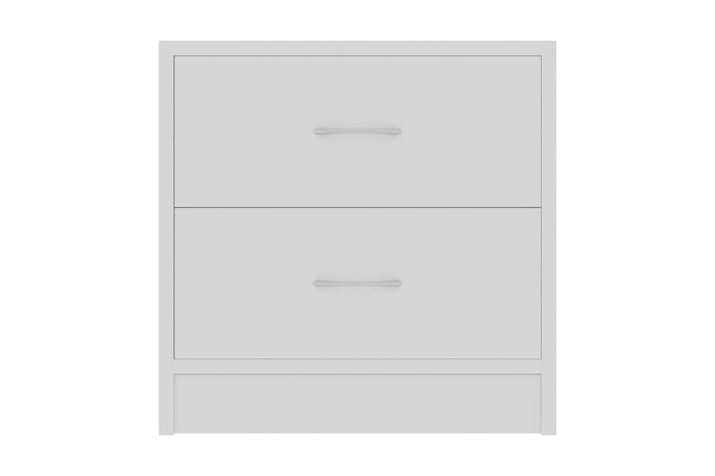Sängbord vit högglans 40x30x40 cm spånskiva - Vit - Möbler - Bord & matgrupper - Avlastningsbord - Sängbord & nattduksbord