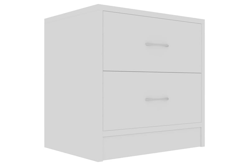 Sängbord vit högglans 40x30x40 cm spånskiva - Vit - Möbler - Bord & matgrupper - Avlastningsbord - Sängbord & nattduksbord