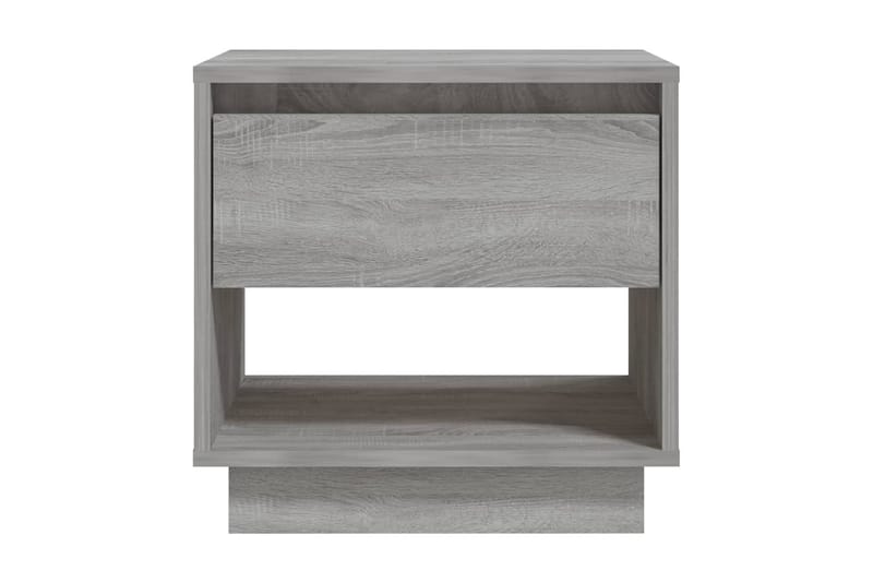 Sängskåp 2 st grå sonoma-ek 45x34x44 cm spånskiva - Grå - Möbler - Bord & matgrupper - Avlastningsbord - Sängbord & nattduksbord