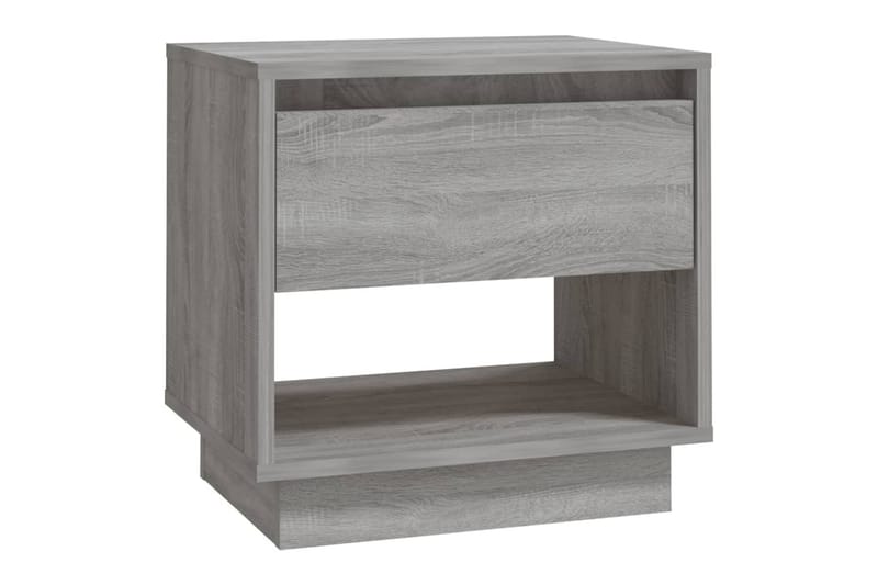 Sängskåp 2 st grå sonoma-ek 45x34x44 cm spånskiva - Grå - Möbler - Bord & matgrupper - Avlastningsbord - Sängbord & nattduksbord