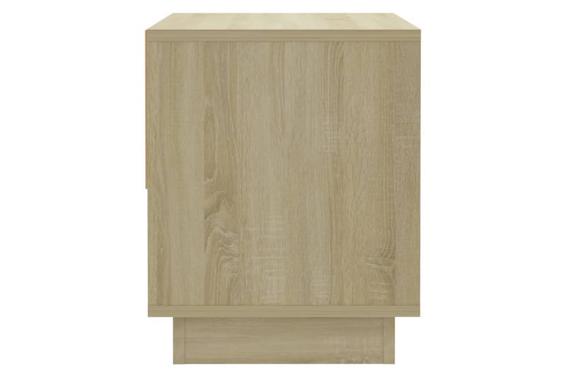 Sängskåp sonoma-ek 2 st 45x34x44 cm spånskiva - Beige - Sängbord & nattduksbord