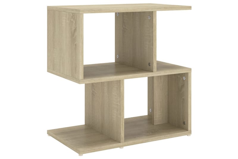 Sängskåp sonoma-ek 50x30x51,5 cm spånskiva - Brun - Möbler - Bord & matgrupper - Avlastningsbord - Sängbord & nattduksbord