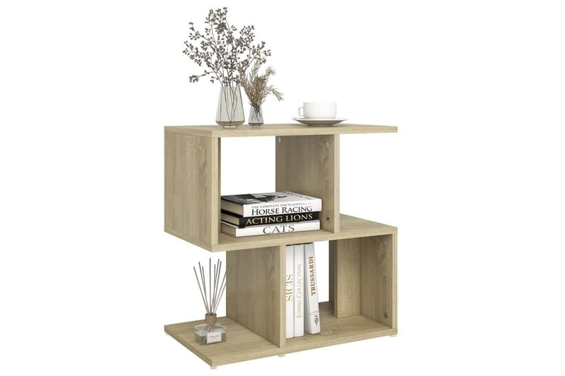 Sängskåp sonoma-ek 50x30x51,5 cm spånskiva - Brun - Möbler - Bord & matgrupper - Avlastningsbord - Sängbord & nattduksbord