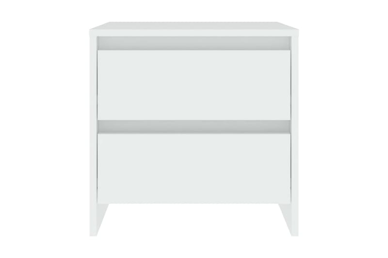Sängskåp vit 2 st 45x34,5x44,5 cm spånskiva - Vit - Möbler - Bord & matgrupper - Avlastningsbord - Sängbord & nattduksbord