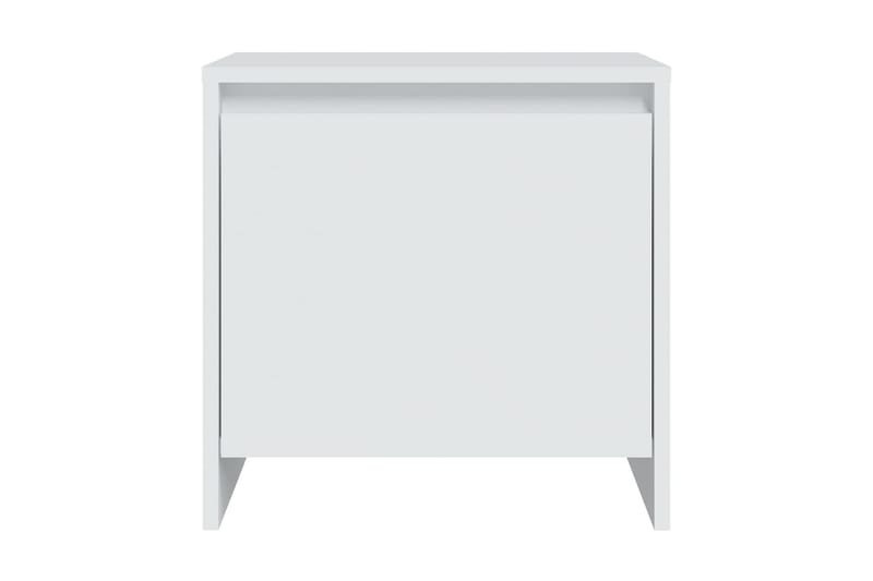 Sängskåp vit 2 st 45x34x44,5 cm spånskiva - Vit - Möbler - Bord & matgrupper - Avlastningsbord - Sängbord & nattduksbord