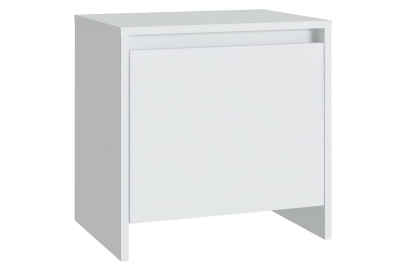 Sängskåp vit 2 st 45x34x44,5 cm spånskiva - Vit - Möbler - Bord & matgrupper - Avlastningsbord - Sängbord & nattduksbord