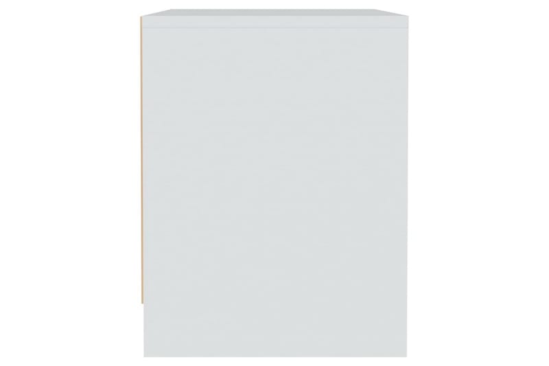 Sängskåp vit 2 st 45x34x44,5 cm spånskiva - Vit - Möbler - Bord & matgrupper - Avlastningsbord - Sängbord & nattduksbord