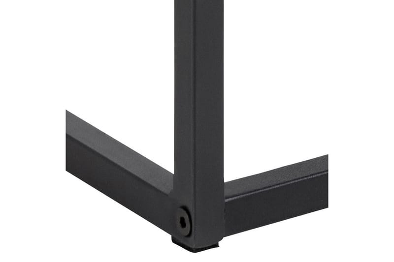 Sakila Sängbord 35 cm i Glas med Valnötsutseende, Förvaring med Låda - Svart - Möbler - Bord & matgrupper - Avlastningsbord - Sängbord & nattduksbord
