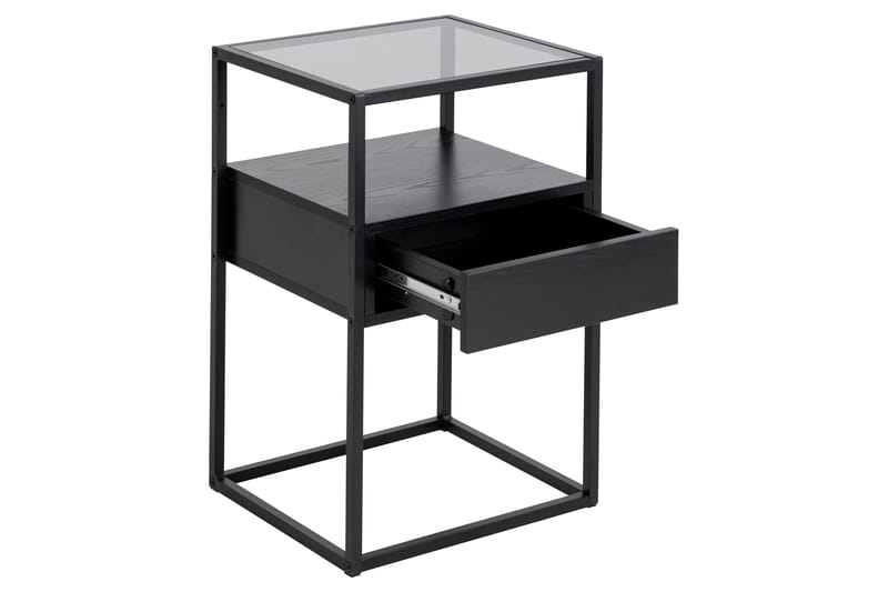 Sakila Sängbord 35 cm - Svart - Möbler - Bord & matgrupper - Avlastningsbord - Sängbord & nattduksbord
