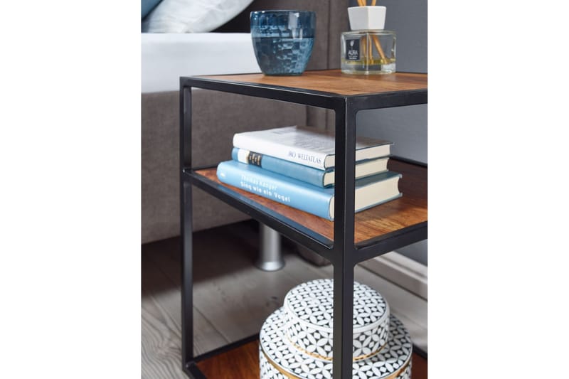 Seddik Sängbord 35 cm Rektangulär - Brun - Möbler - Bord & matgrupper - Avlastningsbord - Sängbord & nattduksbord