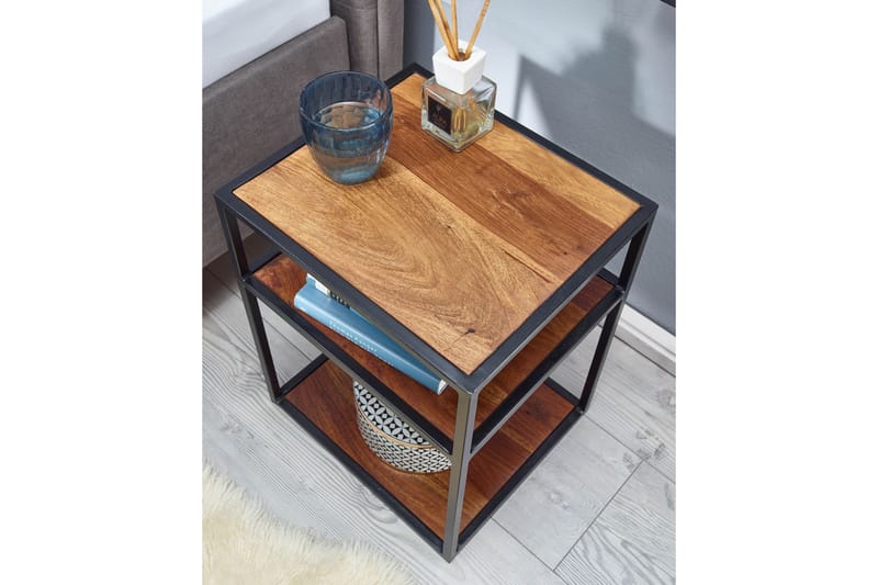 Seddik Sängbord 35 cm Rektangulär - Brun - Möbler - Bord & matgrupper - Avlastningsbord - Sängbord & nattduksbord