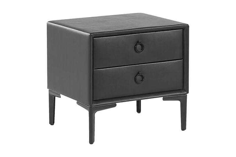 Sezanne Sängbord 44 cm - Konstläder/Svart - Möbler - Bord & matgrupper - Avlastningsbord - Sängbord & nattduksbord
