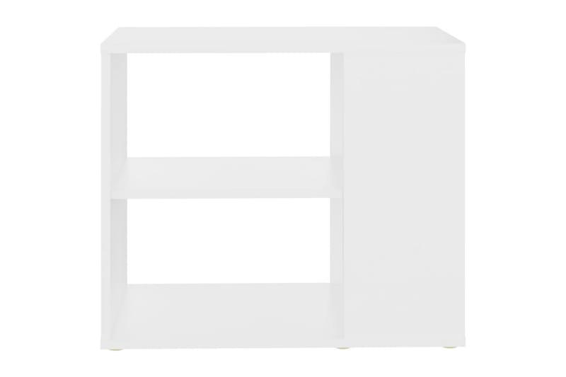 Sidoskåp vit 60x30x50 cm spånskiva - Vit - Sängbord & nattduksbord