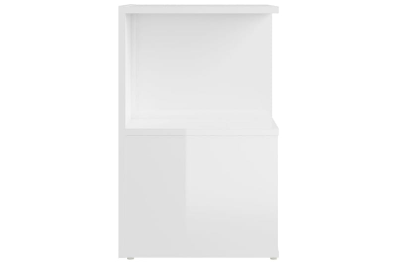 Sidoskåp vit högglans 35x35x55 cm spånskiva - Vit - Möbler - Bord & matgrupper - Avlastningsbord - Sängbord & nattduksbord