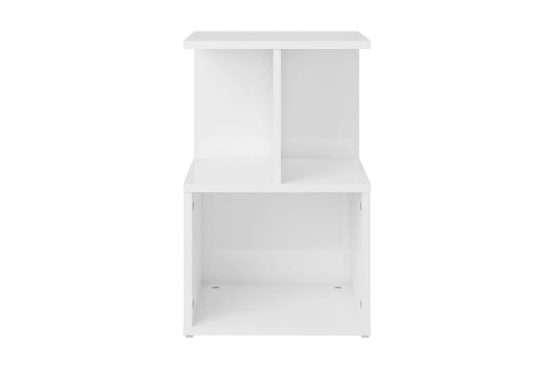 Sidoskåp vit högglans 35x35x55 cm spånskiva - Vit - Möbler - Bord & matgrupper - Avlastningsbord - Sängbord & nattduksbord