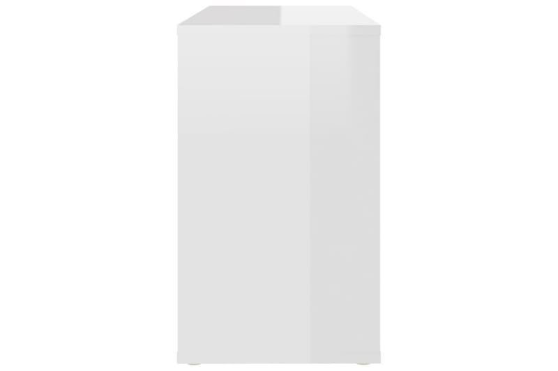 Sidoskåp vit högglans 60x30x50 cm spånskiva - Vit - Möbler - Bord & matgrupper - Avlastningsbord - Sängbord & nattduksbord