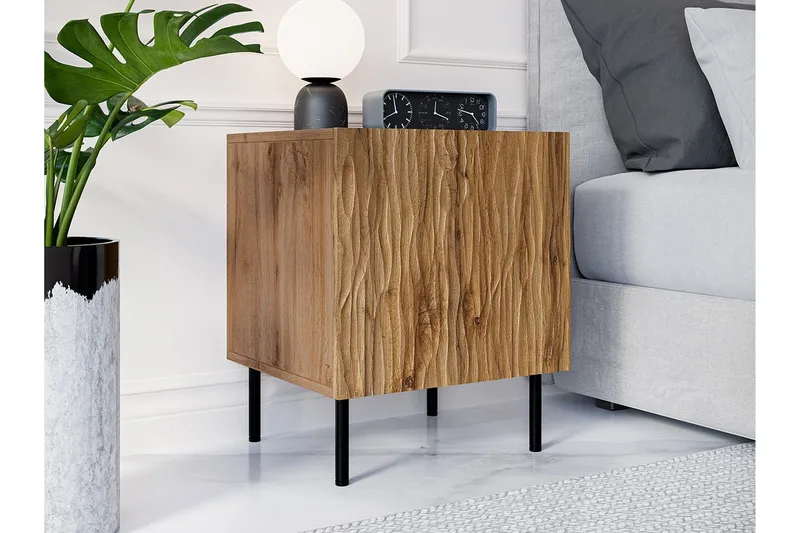 Strontian Sängbord 44 cm Scandinavian Choice Black - Möbler - Bord & matgrupper - Avlastningsbord - Sängbord & nattduksbord