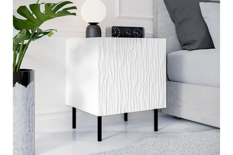 Strontian Sängbord 44 cm Scandinavian Choice White - Möbler - Bord & matgrupper - Avlastningsbord - Sängbord & nattduksbord