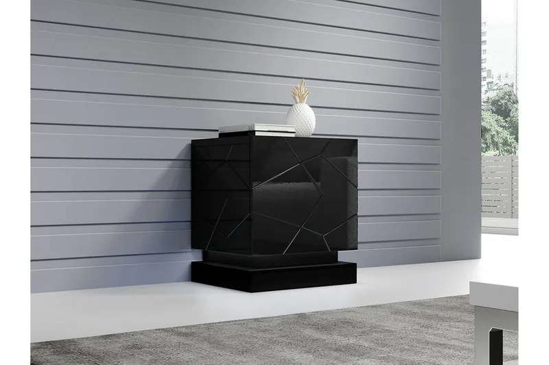 Strontian Sängbord 46 cm Scandinavian Choice Black - Möbler - Bord & matgrupper - Avlastningsbord - Sängbord & nattduksbord