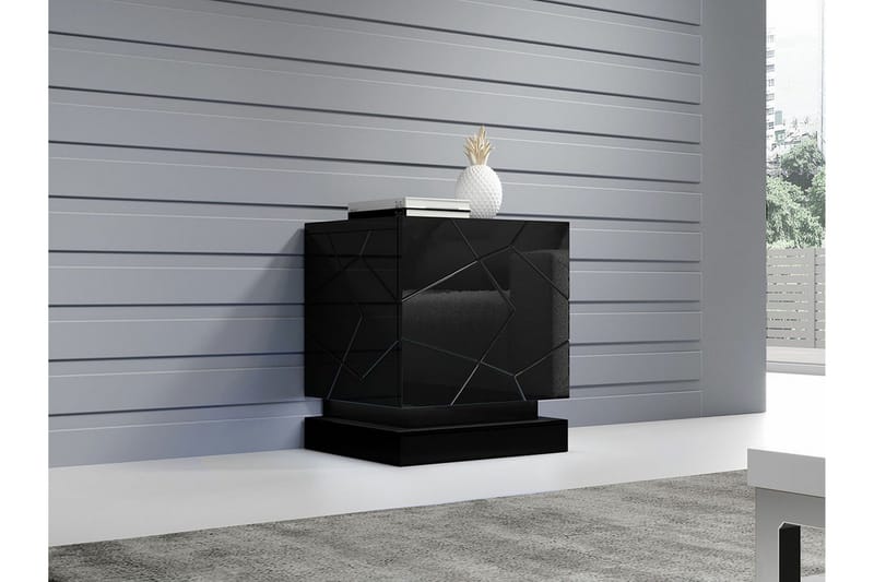 Strontian Sängbord 46 cm Scandinavian Choice Black - Möbler - Bord & matgrupper - Avlastningsbord - Sängbord & nattduksbord