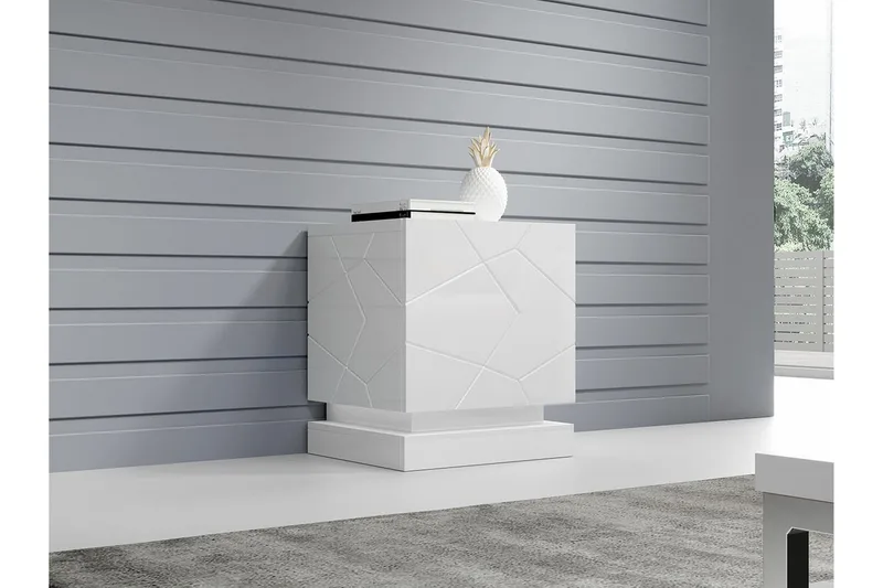 Strontian Sängbord 46 cm Scandinavian Choice White - Möbler - Bord & matgrupper - Avlastningsbord - Sängbord & nattduksbord