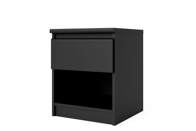 Style Sängbord med 1 Låda - Svart - Möbler - Bord & matgrupper - Avlastningsbord - Sängbord & nattduksbord