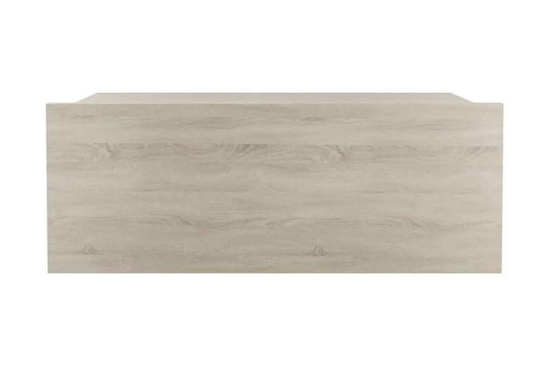 Svävande sängbord sonoma-ek 40x30x15 cm spånskiva - Brun - Möbler - Bord & matgrupper - Avlastningsbord - Sängbord & nattduksbord