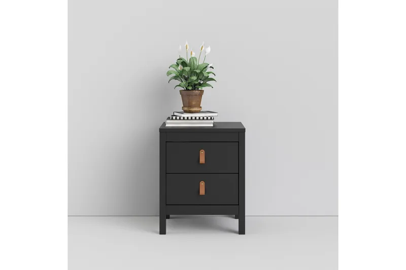 Vallvidera Sängbord 44 cm - Svart - Möbler - Bord & matgrupper - Avlastningsbord - Sängbord & nattduksbord