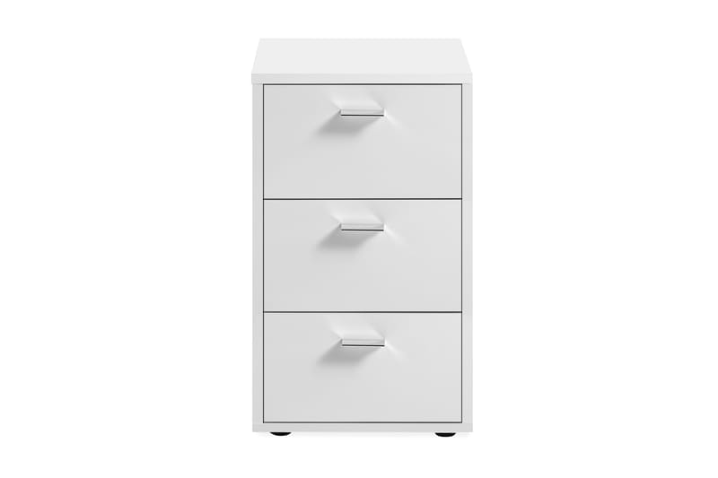 Virginia Sängbord 35 cm med Förvaring 3 Lådor - Extra Vit - Möbler - Bord & matgrupper - Avlastningsbord - Sängbord & nattduksbord