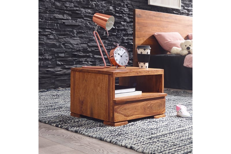 Werdebaugh Sängbord 40 cm - Trä/natur - Möbler - Bord & matgrupper - Avlastningsbord - Sängbord & nattduksbord