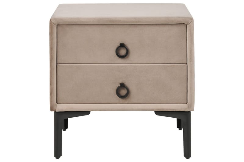 Sängbord Sezanne Beige, grå, svart - Beige, grå, svart - Möbler - Bord & matgrupper - Avlastningsbord - Sängbord & nattduksbord