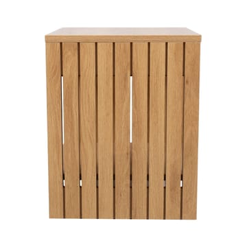 Sängbord Sunny 40x40x50 cm, melamin ek Med låda - beige - Möbler - Bord & matgrupper - Avlastningsbord - Sängbord & nattduksbord