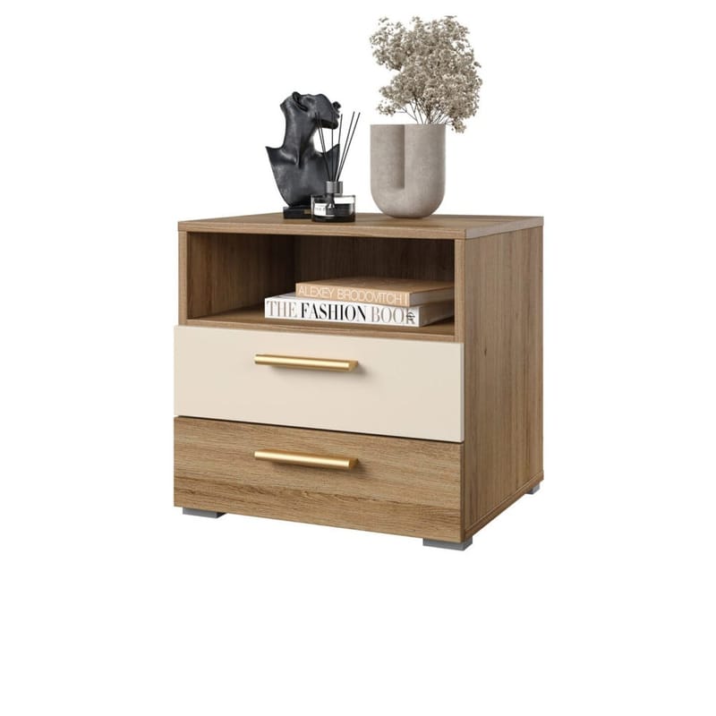 Sängbord Vertina med 2 Lådor - Möbler - Bord & matgrupper - Avlastningsbord - Sängbord & nattduksbord