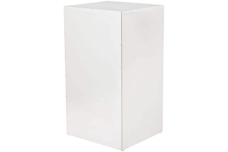 Sängbord Wohnling för resårbotten, 68 cm hög och 3 lådor i modern design Vit - Vit - Möbler - Bord & matgrupper - Avlastningsbord - Sängbord & nattduksbord