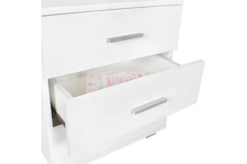Sängbord Wohnling Klassisk Tillverkad av Spånskiva med 3 Lådor - Möbler - Bord & matgrupper - Avlastningsbord - Sängbord & nattduksbord
