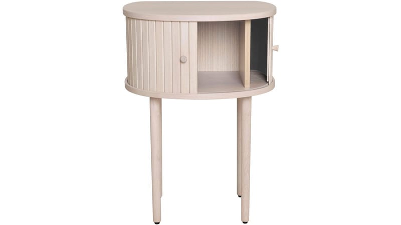 Sängbord Yngvar 68 cm - Vitpigmenterad ek - Möbler - Bord & matgrupper - Avlastningsbord - Sängbord & nattduksbord