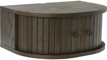 Sängbord Yngvar Vägghängt - Brunlackad ek - Möbler - Bord & matgrupper - Avlastningsbord - Sängbord & nattduksbord