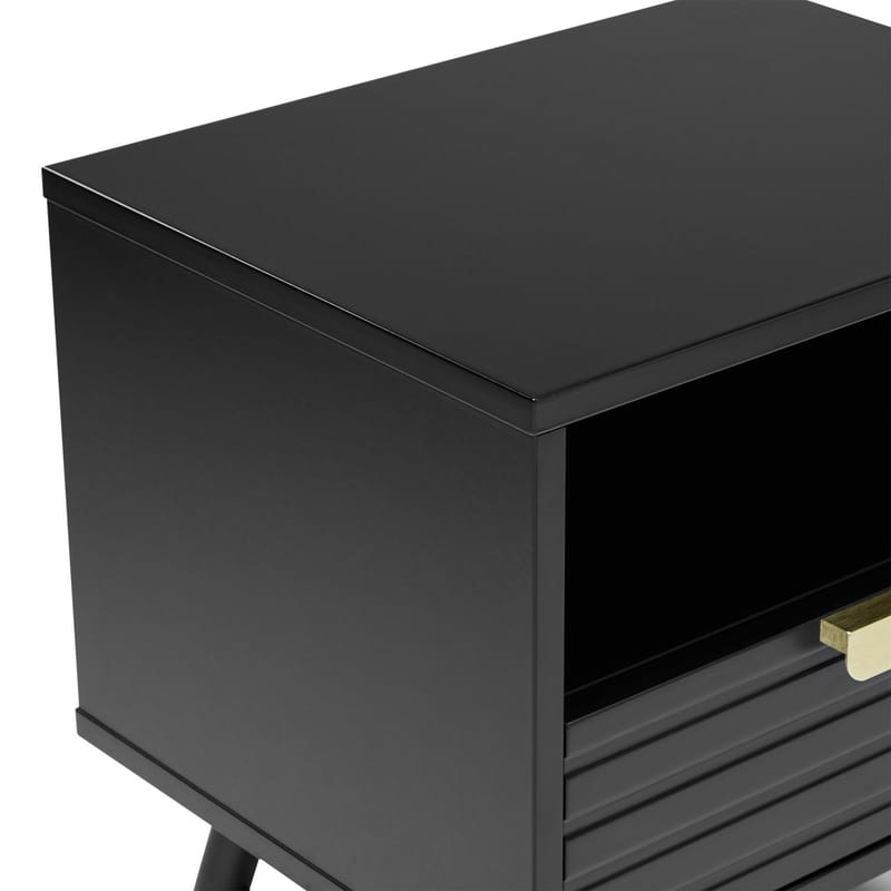 Sängbord Pixar 45x35x50 cm - svart - Möbler - Bord & matgrupper - Avlastningsbord - Sängbord & nattduksbord