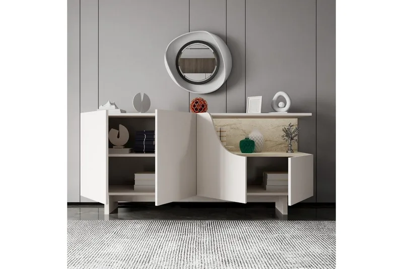 Safiya Konsollbord 180 cm - Beige - Möbler - Bord & matgrupper - Avlastningsbord - Hallbord