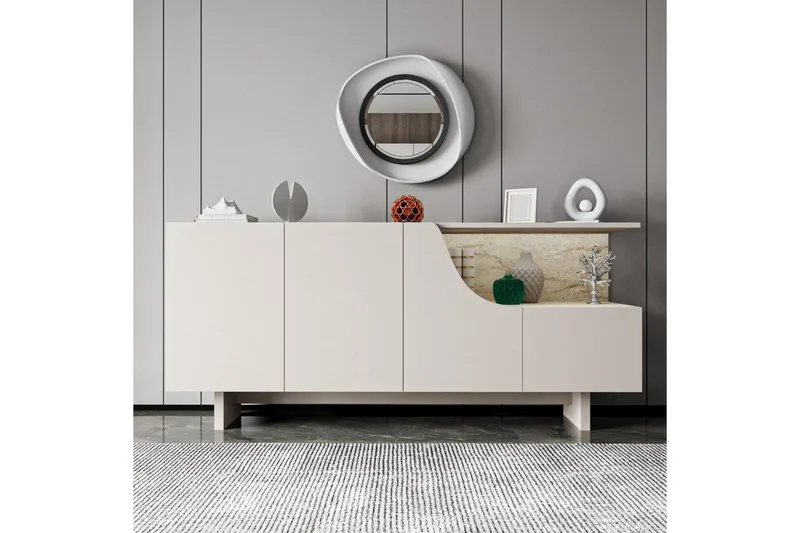 Safiya Konsollbord 180 cm, Beige