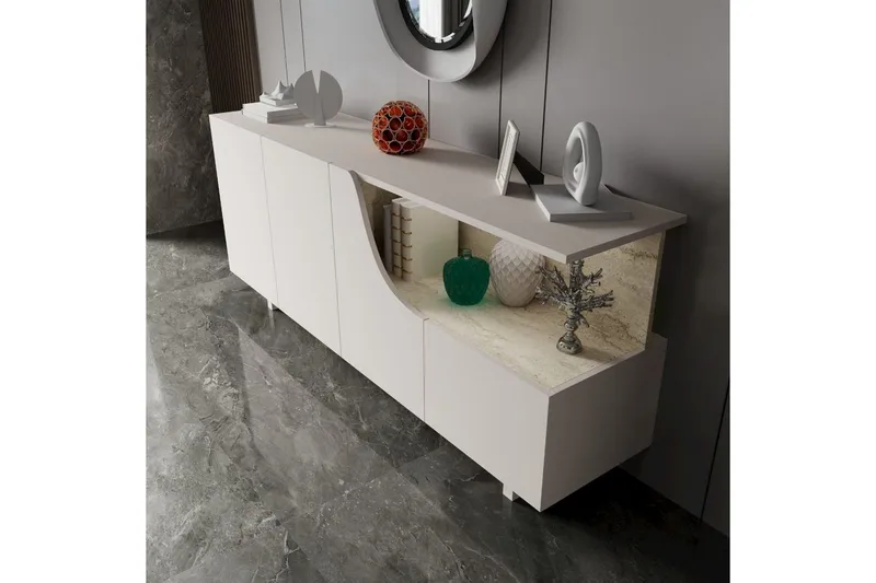 Safiya Konsollbord 180 cm - Beige - Möbler - Bord & matgrupper - Avlastningsbord - Hallbord