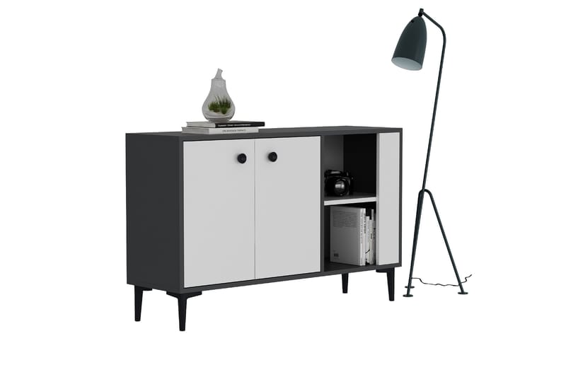 Sahra Konsollbord 120x75 cm Antracit/Vit - Hanah Home - Möbler - Bord & matgrupper - Avlastningsbord - Hallbord