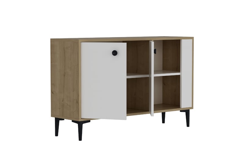 Sahra Konsollbord 120x75 cm Brun/Vit - Hanah Home - Möbler - Bord & matgrupper - Avlastningsbord - Hallbord