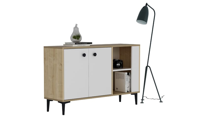 Sahra Konsollbord 120x75 cm Brun/Vit - Hanah Home - Möbler - Bord & matgrupper - Avlastningsbord - Hallbord