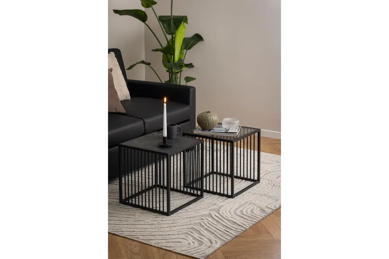 Saklani Sidobord 40 cm - Svart - Möbler - Bord & matgrupper - Avlastningsbord - Lampbord