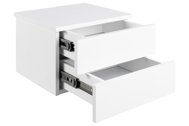Salmani Sängbord 32 cm - Vit - Möbler - Bord & matgrupper - Avlastningsbord - Sängbord & nattduksbord
