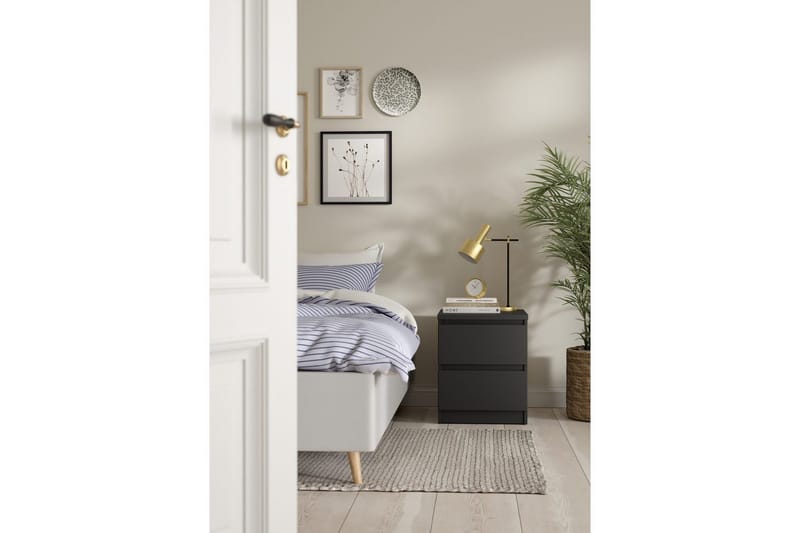 Salomns Sängbord 40,4 cm - Grå - Möbler - Bord & matgrupper - Avlastningsbord - Sängbord & nattduksbord