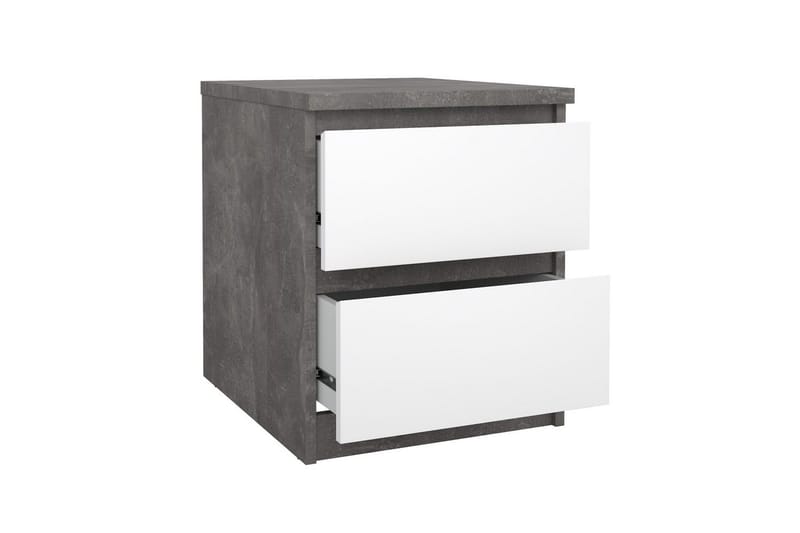 Salomns Sängbord 40 cm - Natur/Vit - Möbler - Bord & matgrupper - Avlastningsbord - Sängbord & nattduksbord