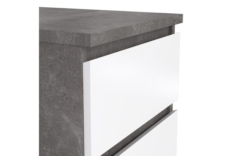Salomns Sängbord 40 cm - Natur/Vit - Möbler - Bord & matgrupper - Avlastningsbord - Sängbord & nattduksbord